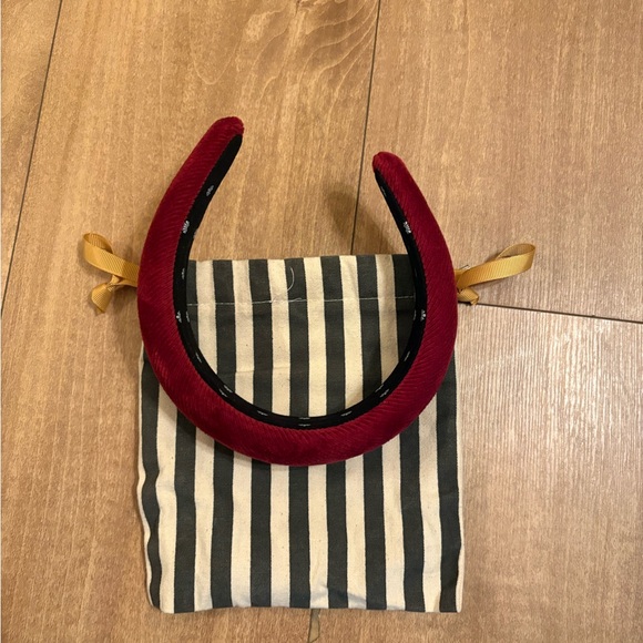 Lele Sadoughi Red Velvet Kids Headband